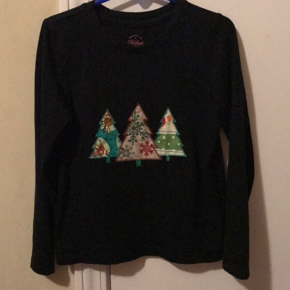 Girls black long sleeve shirt